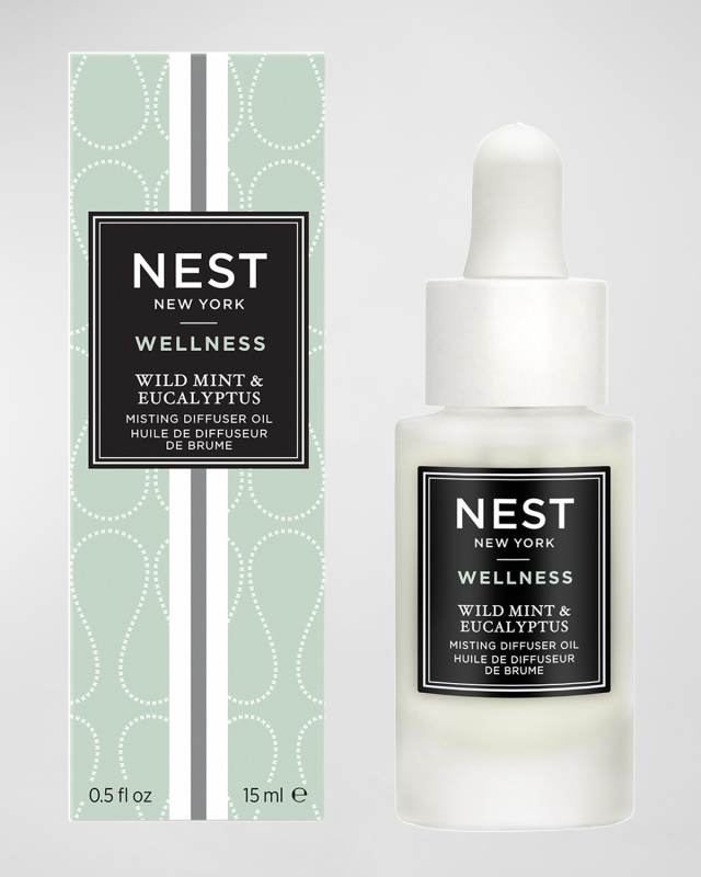 0.5 oz. Wild Mint & Eucalyptus Misting Diffuser Oil